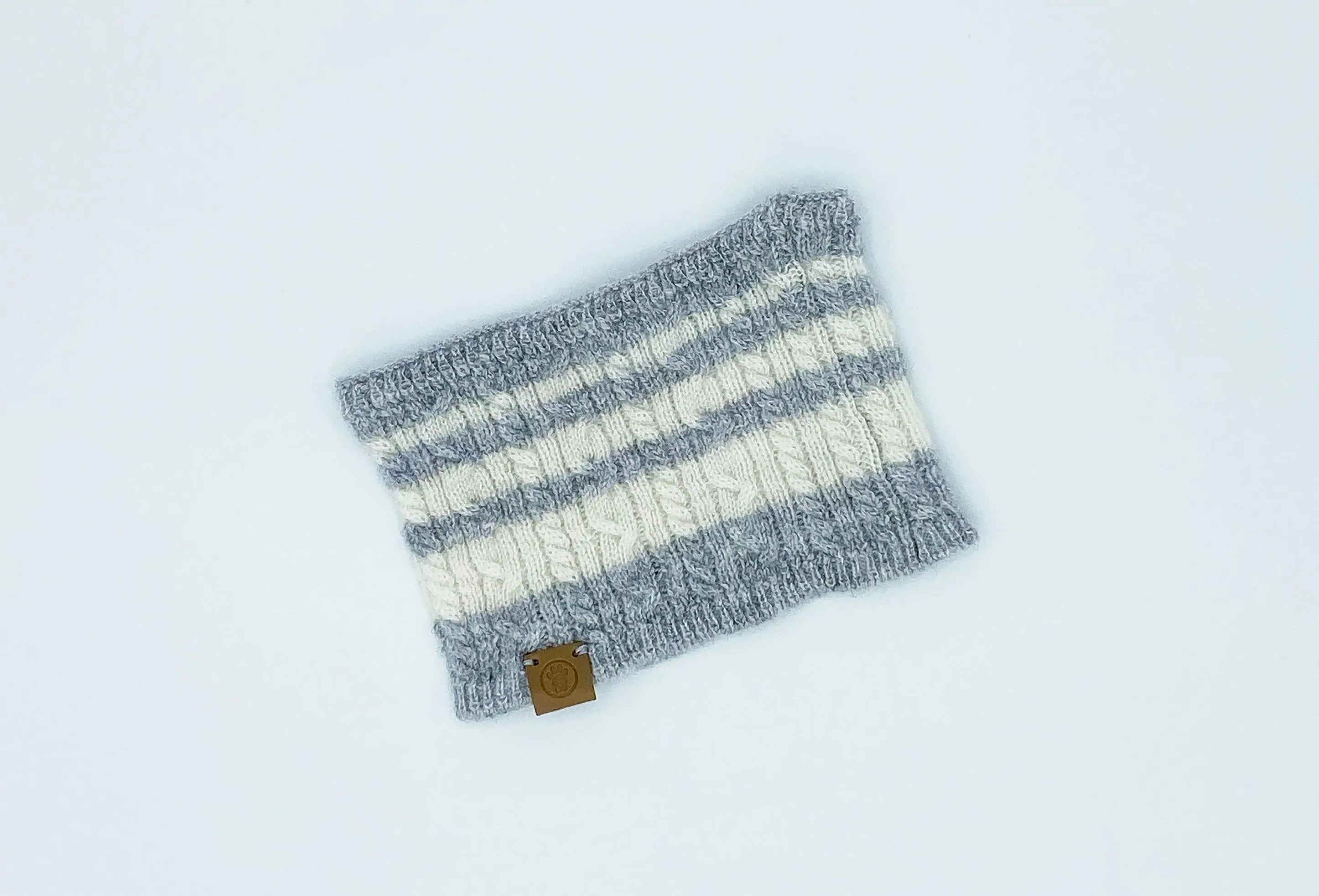 Cashmere Blend Scarf sets for Pets and their humans, Heather Grey BESPOKE PAWS