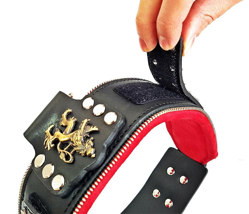 Bestia General Leather Dog Collar – Large Breeds