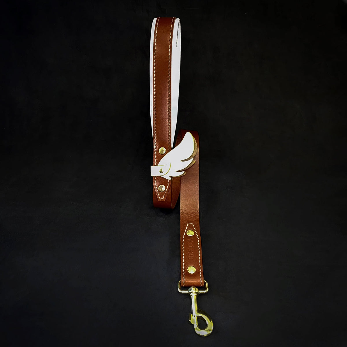 Bestia Hermes Leather Dog Collar