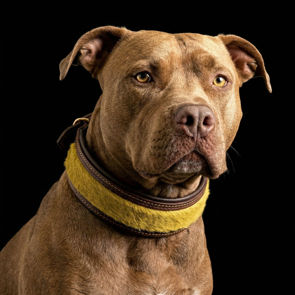 Bestia Shrek Leather Dog Collar