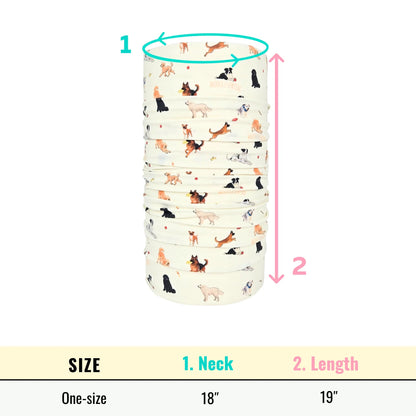 CoolingPals Human Cooling Neck Gaiter WOOFESSENTIAL