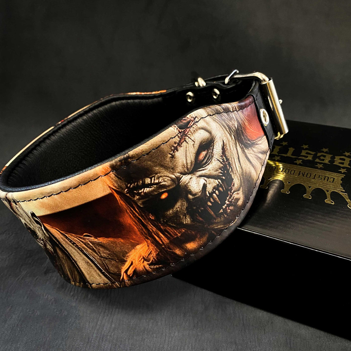 Bestia Scare Leather Dog Collar – Limited Edition