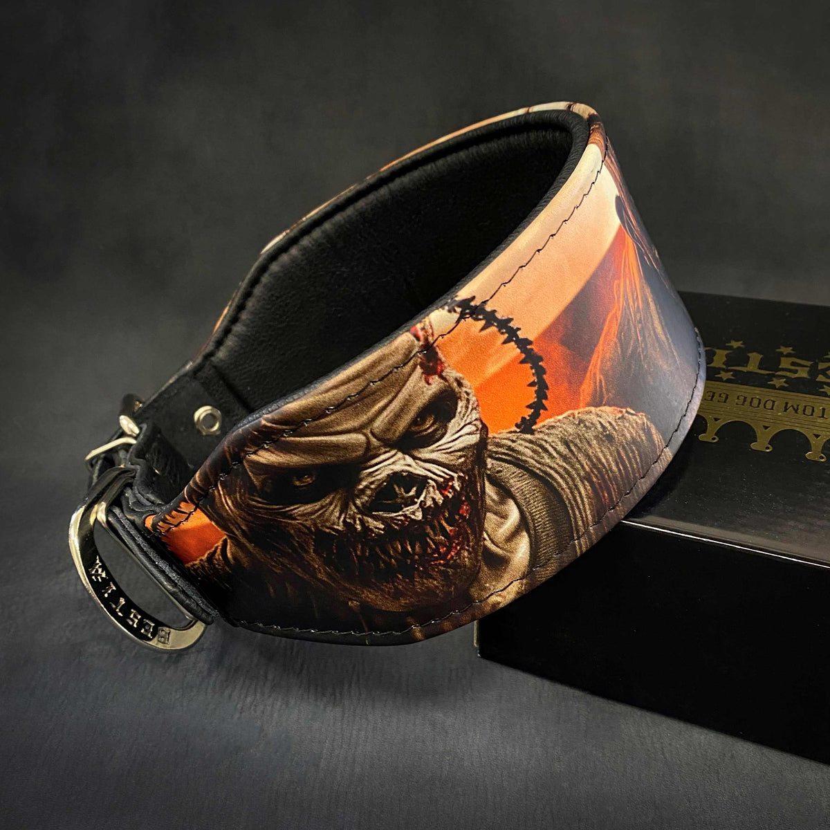 Bestia Scare Leather Dog Collar – Limited Edition