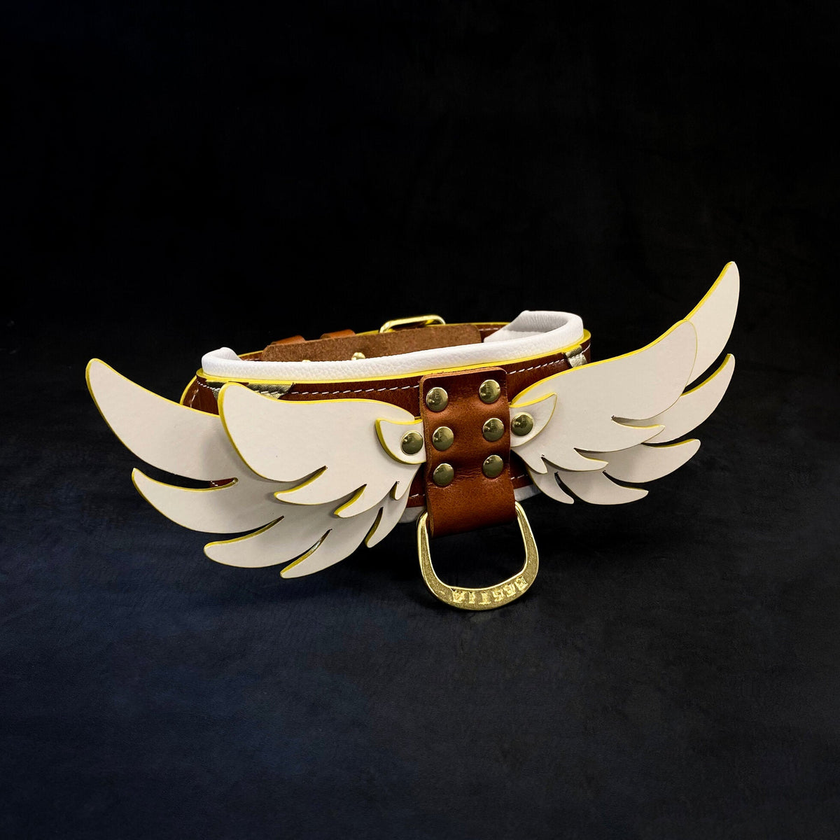 Bestia Hermes Leather Dog Collar