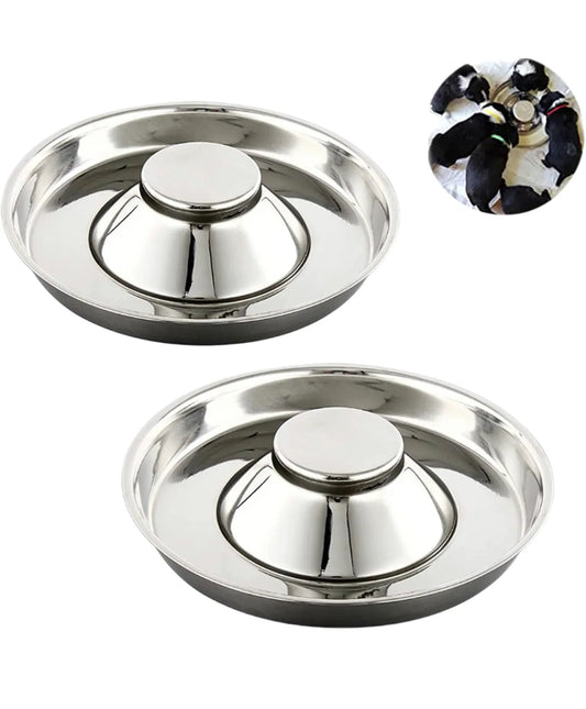 Stainless steel Weaning puppy food bowls Horizon Animal Care