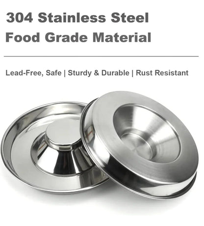 Stainless steel Weaning puppy food bowls Horizon Animal Care