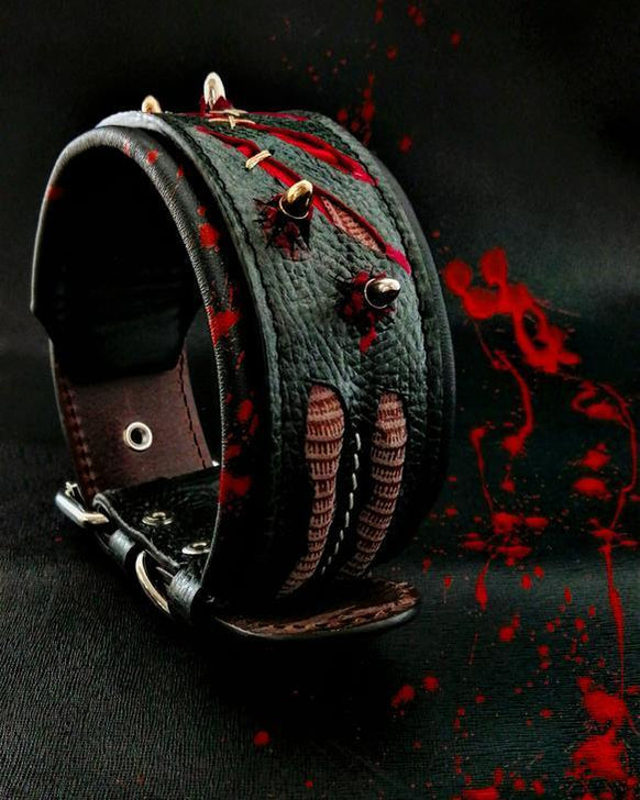 Bestia Haunted Leather Dog Collar – Limited Edition