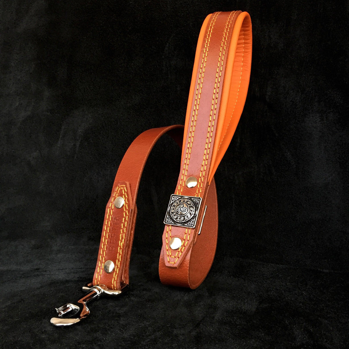 Bestia Eros Leather Dog Harness – Brown