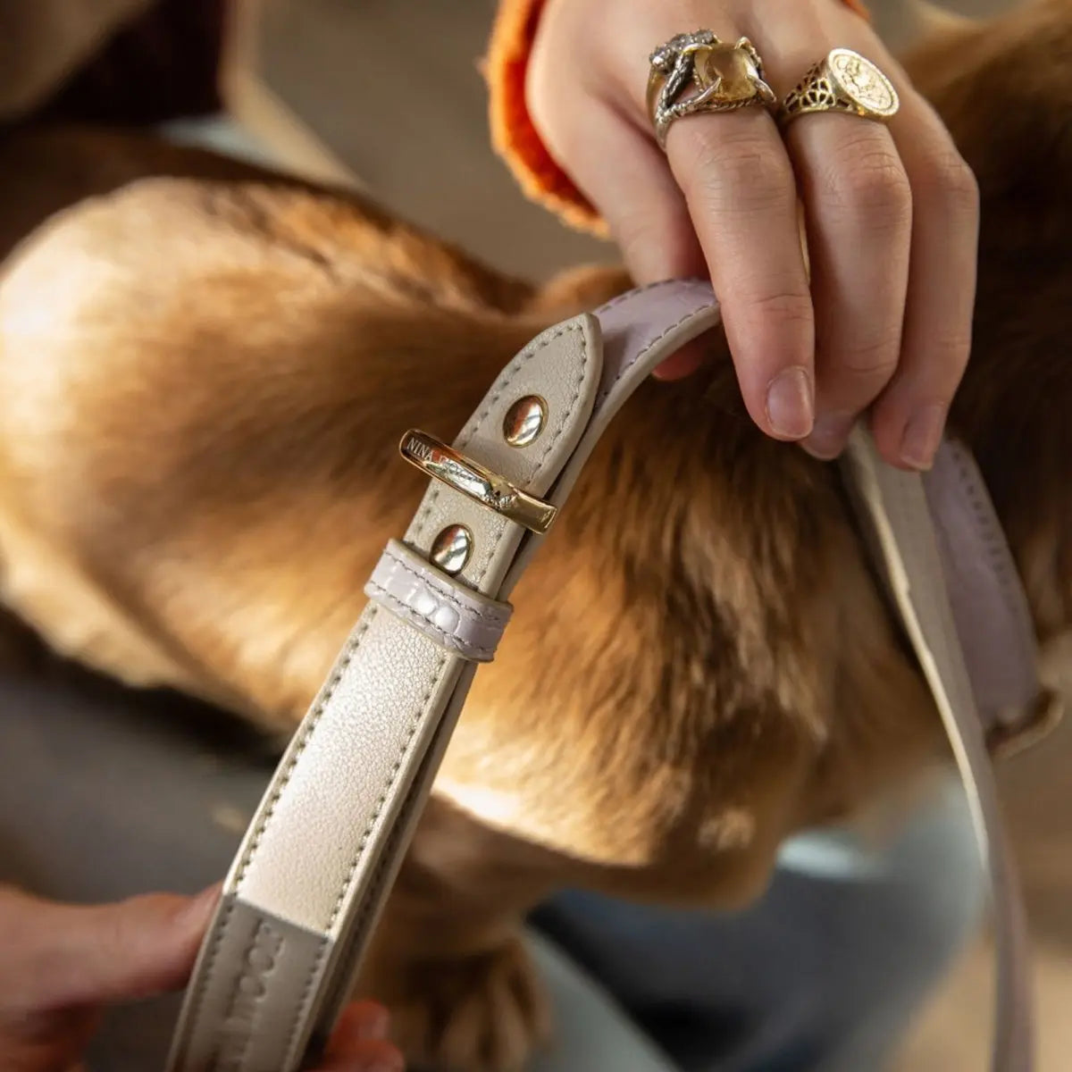 Leash 4ft - Vegan Leather Nina Woof