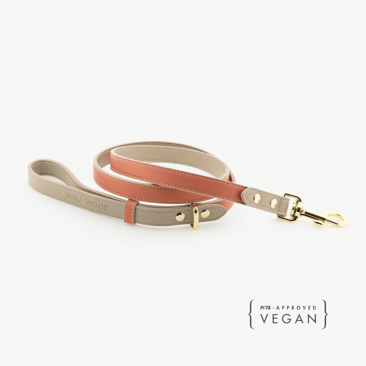 Leash 4ft - Vegan Leather Nina Woof
