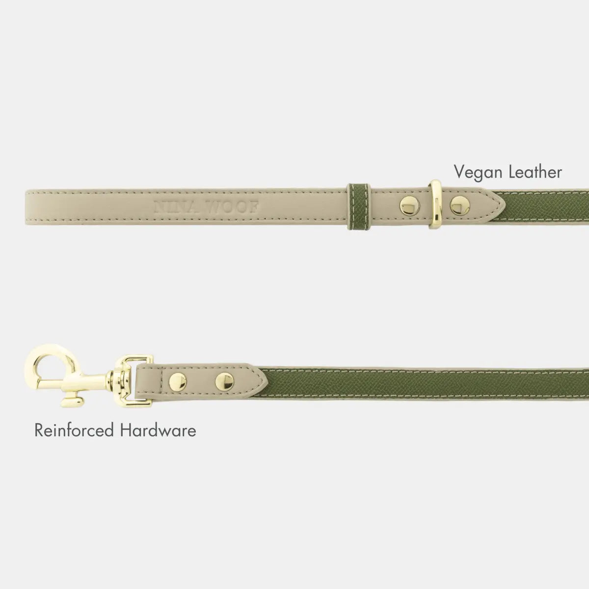 Leash 4ft - Vegan Leather Nina Woof