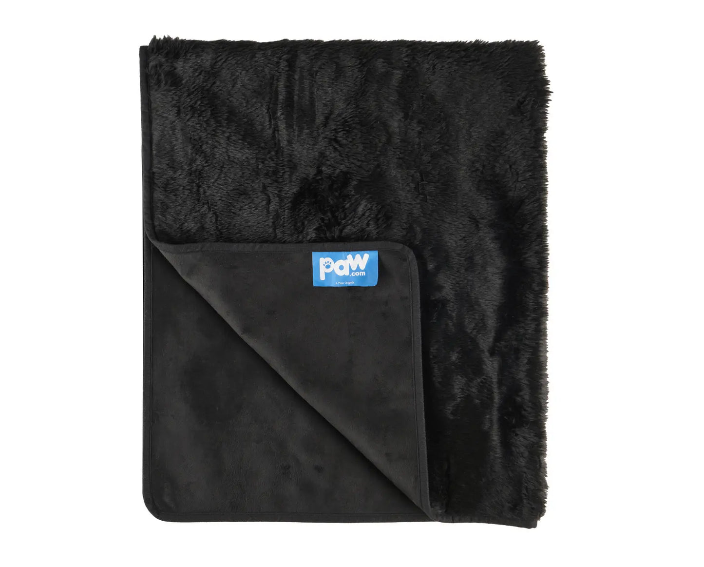 PupProtector™ Summer Short Fur Waterproof Throw Blanket - Midnight Black Paw.com