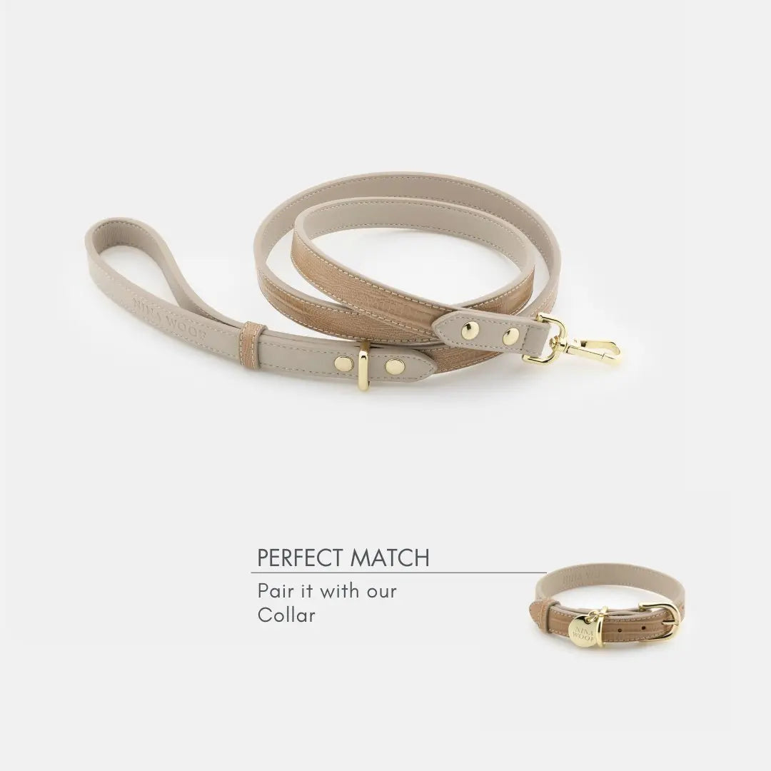 Leash 4ft - Vegan Leather - Milan Nina Woof