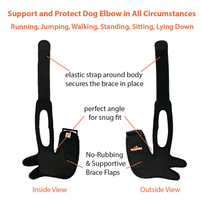 NeoAlly Elbow and Shoulder Brace for Dogs and Cats - Optimal Support for Pet Mobility
