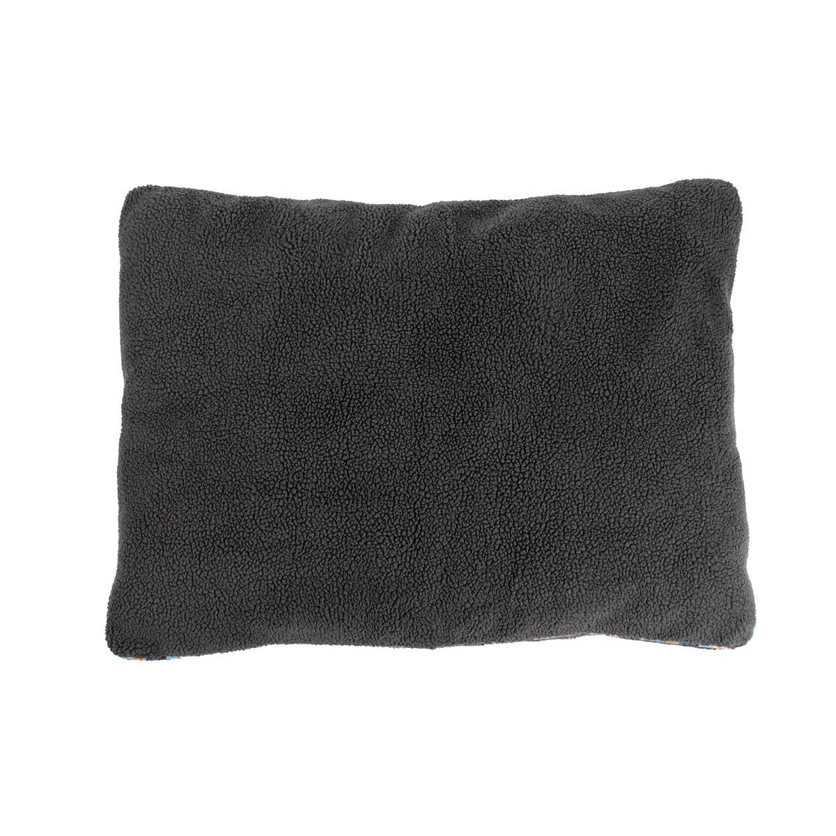 Orthopedic Foam Sherpa Pillow Dog Bed in Rust