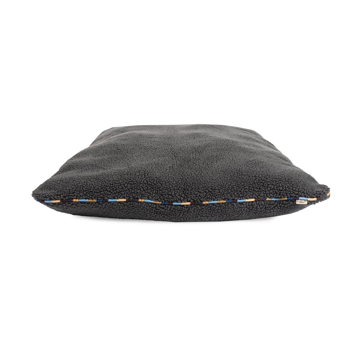 Orthopedic Foam Sherpa Pillow Dog Bed in Wine