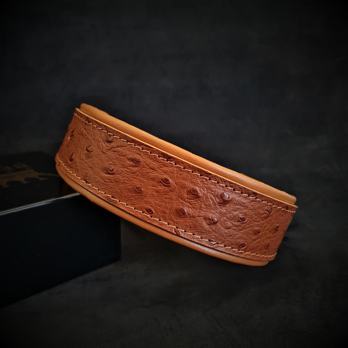 Bestia Ostrich Leather Dog Collar – Limited Edition