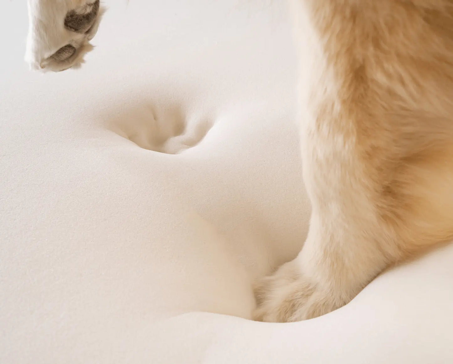 PupRug by Paw.com™ Faux Fur Orthopedic Dog Bed - Rectangle Grey Paw.com