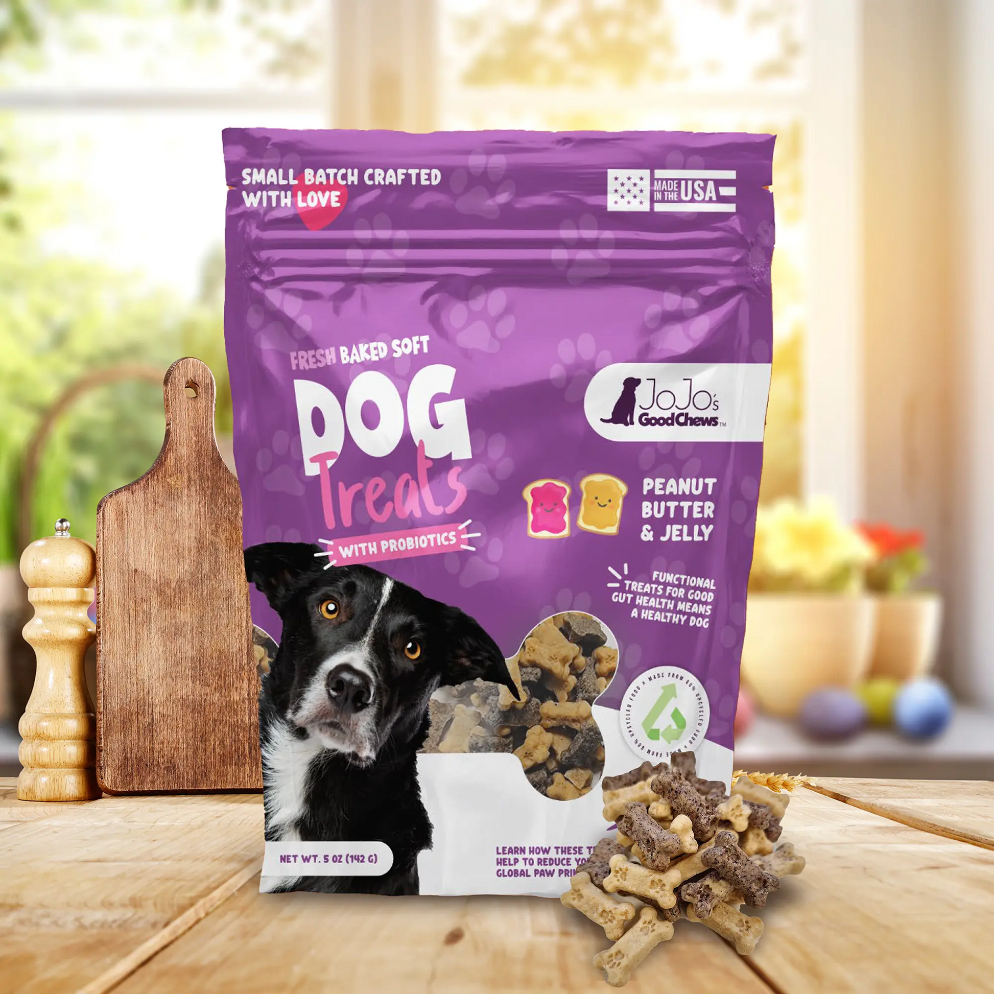 JoJo Good Chews Peanut Butter & Jelly Soft Chew Dog Treats American Pet Supplies