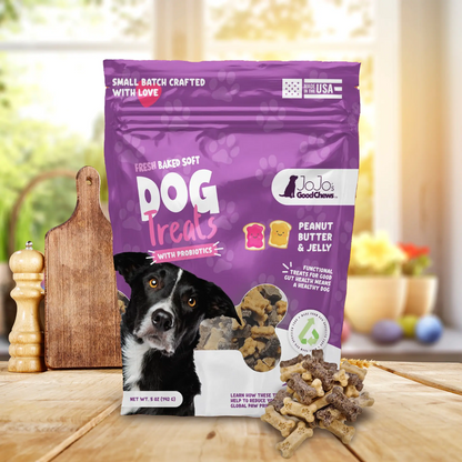 JoJo Good Chews Peanut Butter & Jelly Soft Chew Dog Treats American Pet Supplies