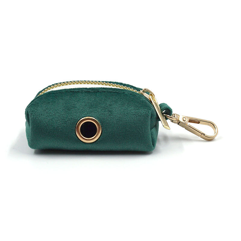 Signature Velvet Poop Bag Dispenser - Fir