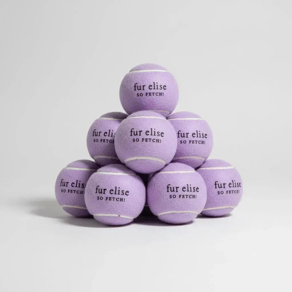 So Fetch! Tennis Ball Pack of 7 - Lilac - K9 Outdoors