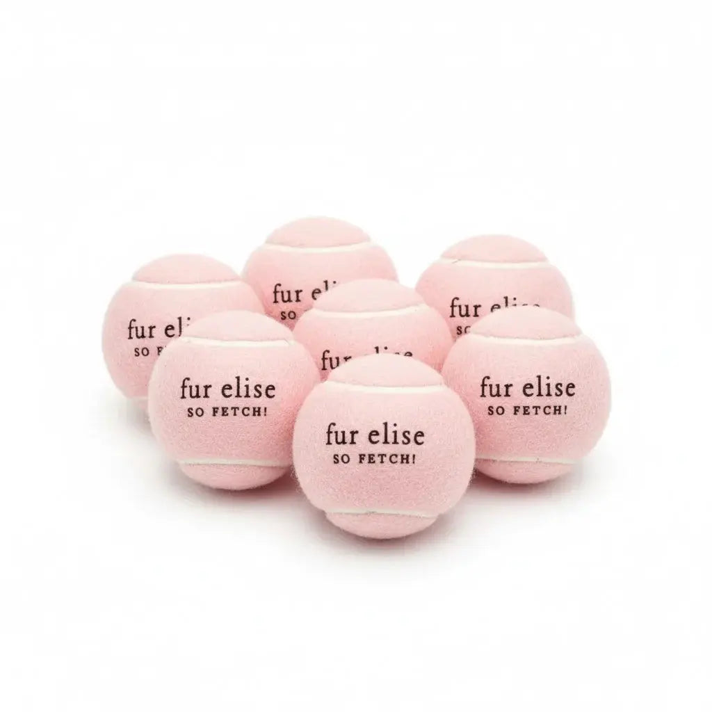 So Fetch! Tennis Ball Pack of 7 - Blush - K9 Outdoors