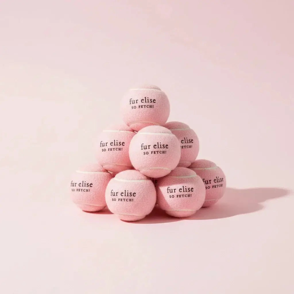 So Fetch! Tennis Ball Pack of 7 - Blush - K9 Outdoors