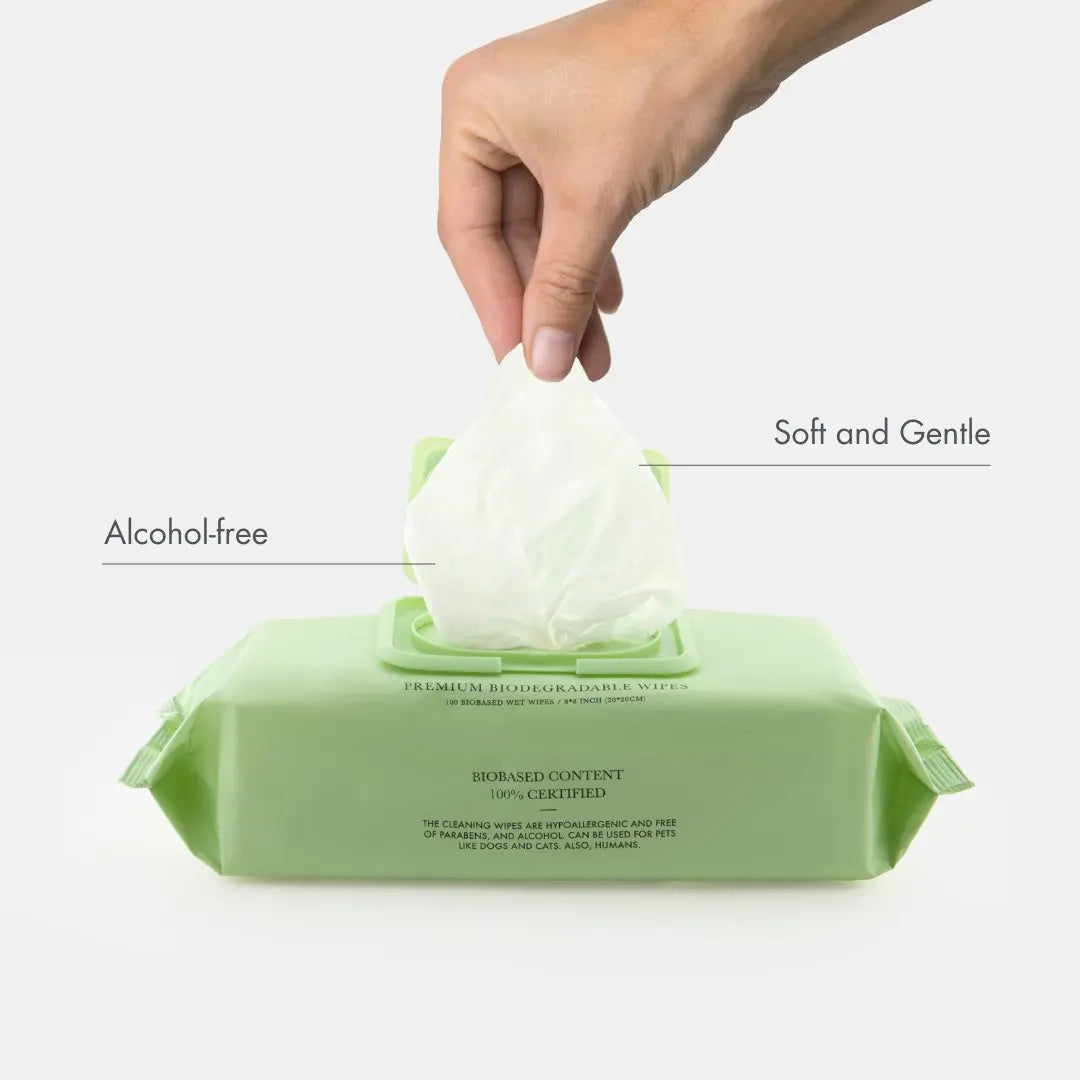 Premium Wipes - Biodegradable and Plant-Based Nina Woof