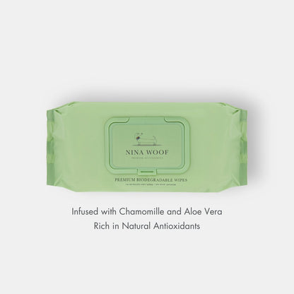 Premium Wipes - Biodegradable and Plant-Based Nina Woof