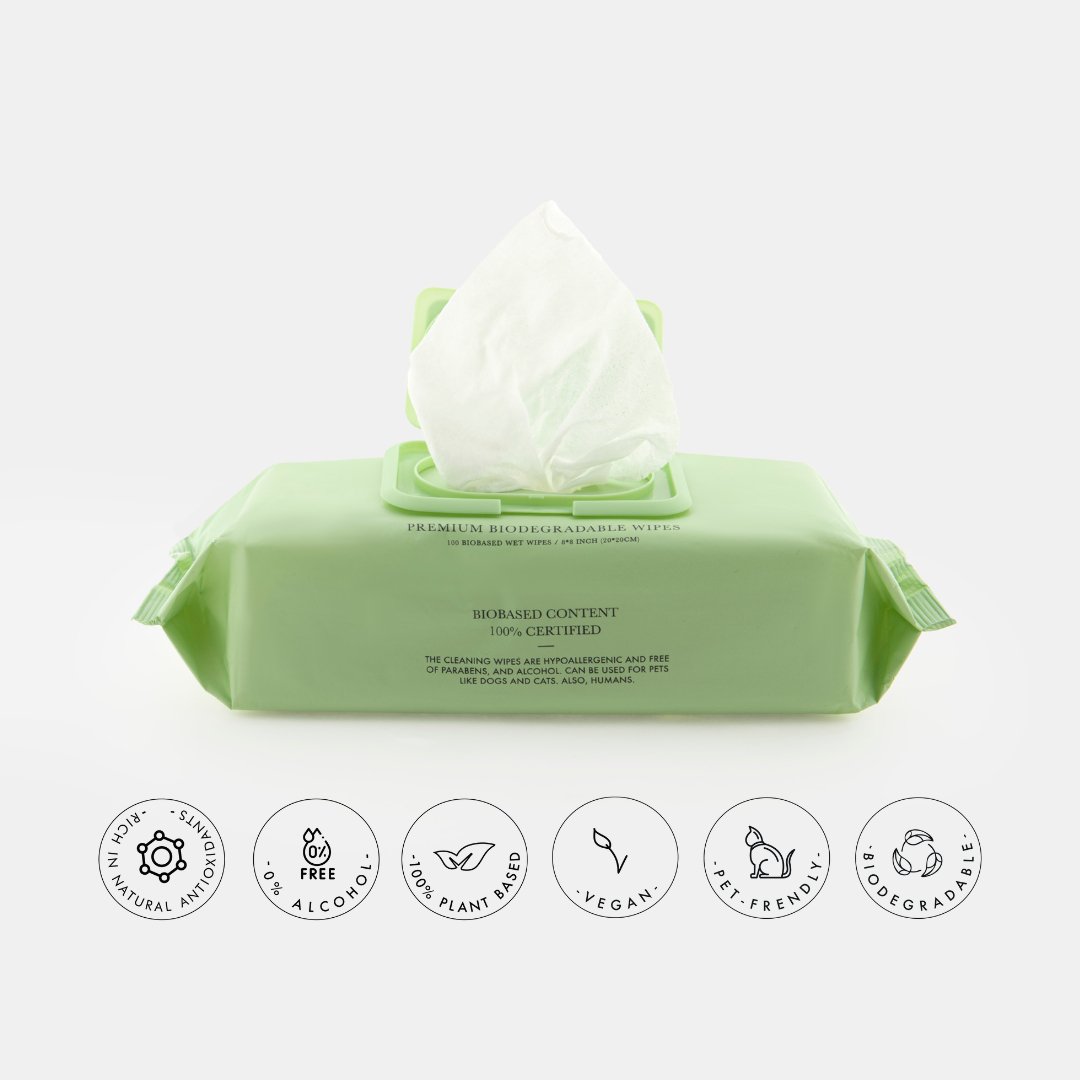 Premium Wipes - Biodegradable and Plant-Based Nina Woof