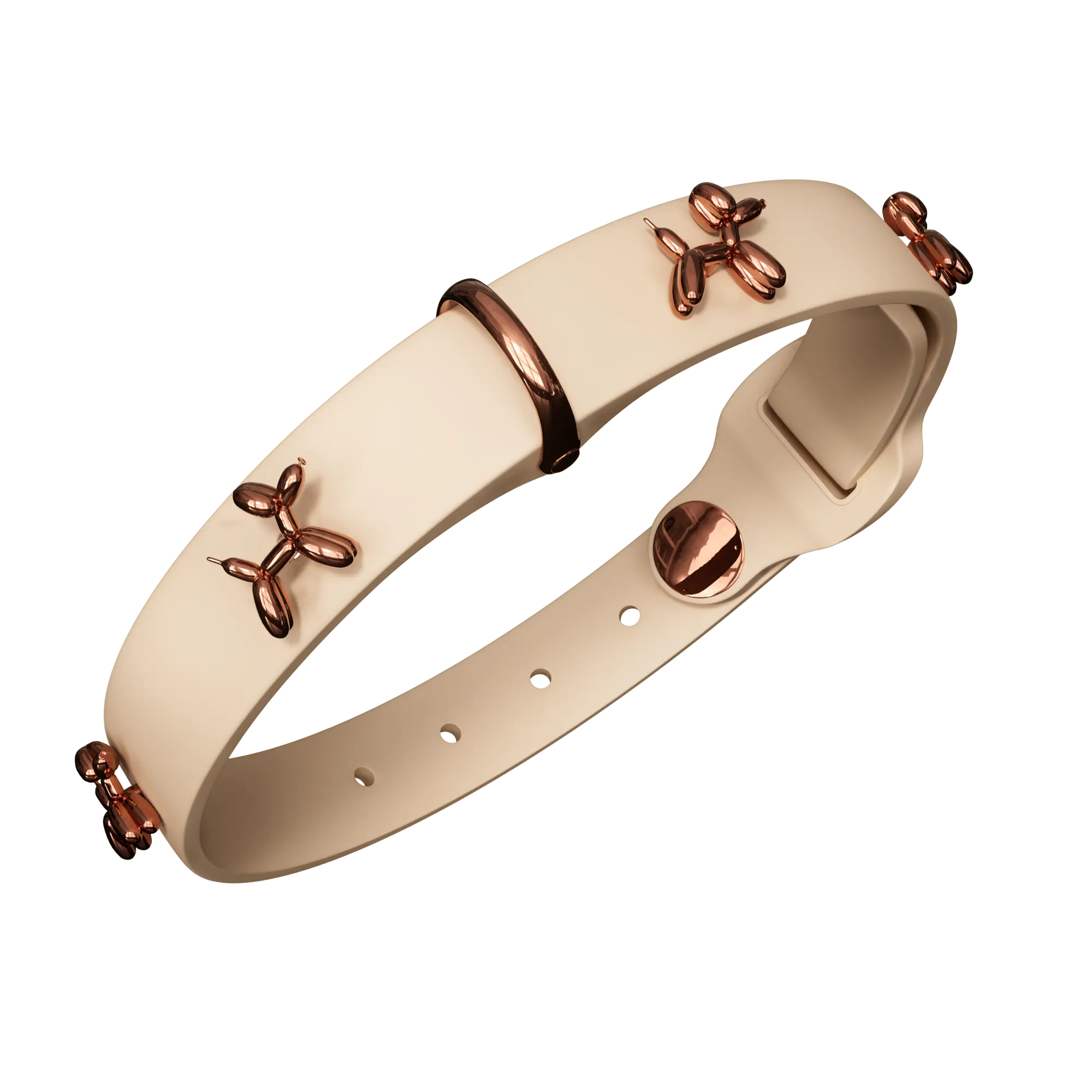 Ballon Beige Dog Collar | Premium Collar | SANDDOG SANDDOG