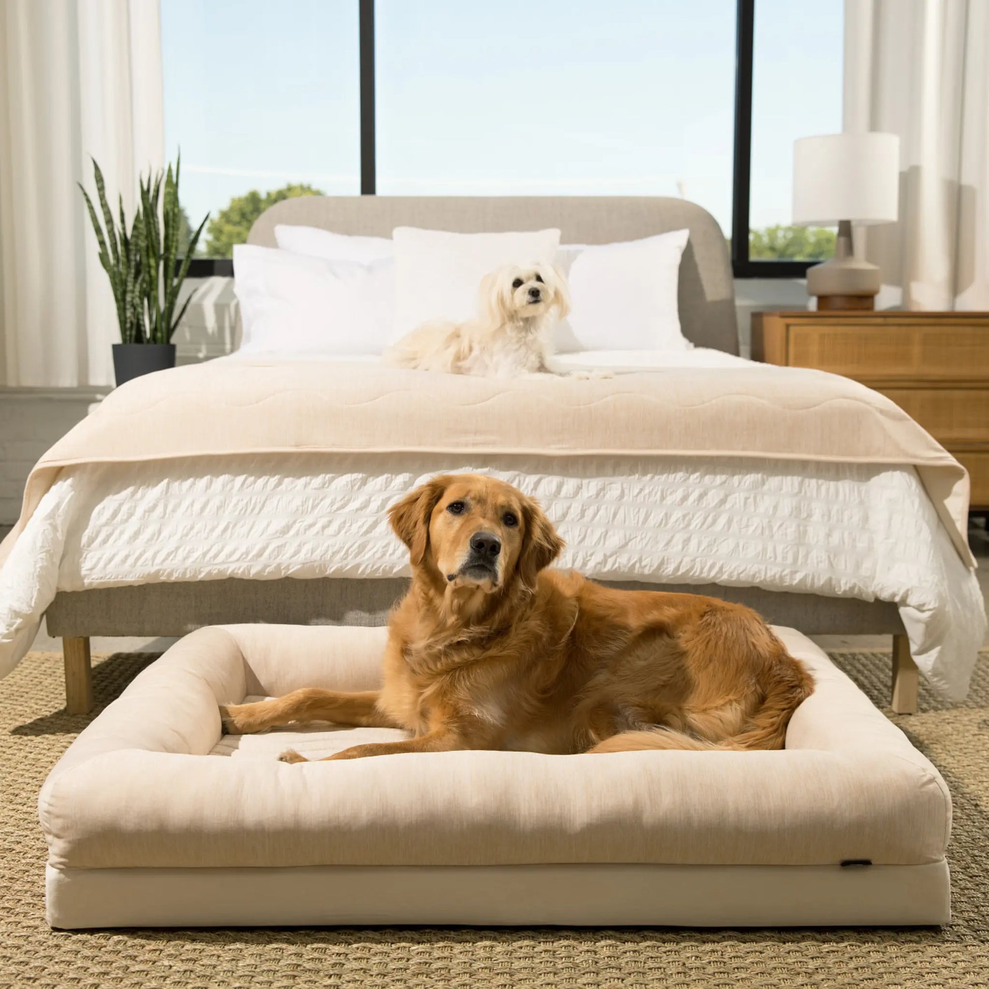 PupChill™ Cooling Waterproof Runner Blanket - Arctic Sand Paw.com