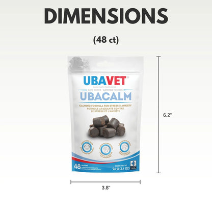 UBAVET Ubacalm Calming and Stress Relief Soft Dog Chews American Pet Supplies