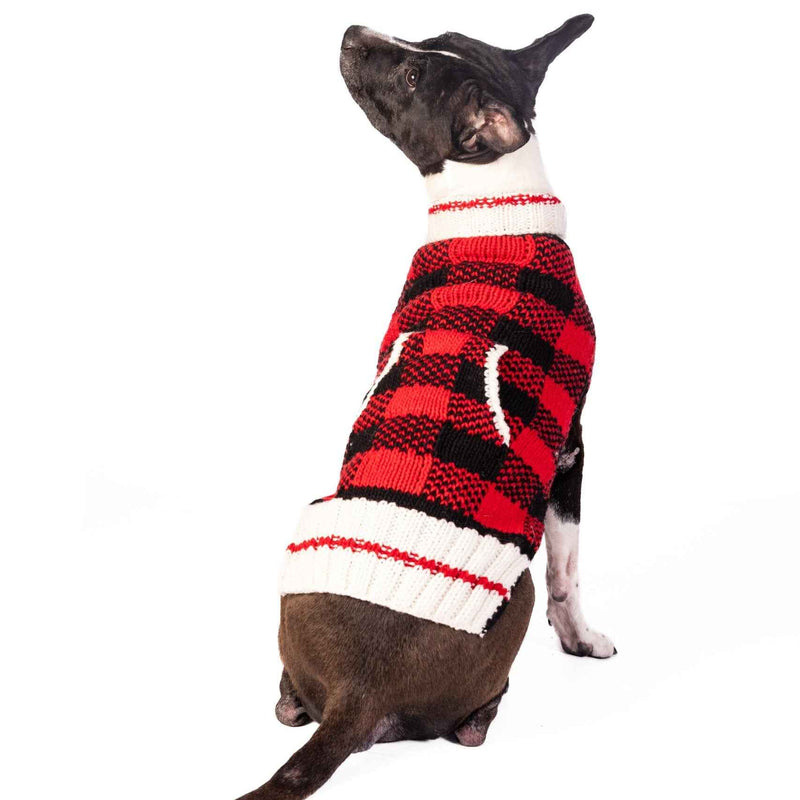 Buffalo Plaid Dog Sweater