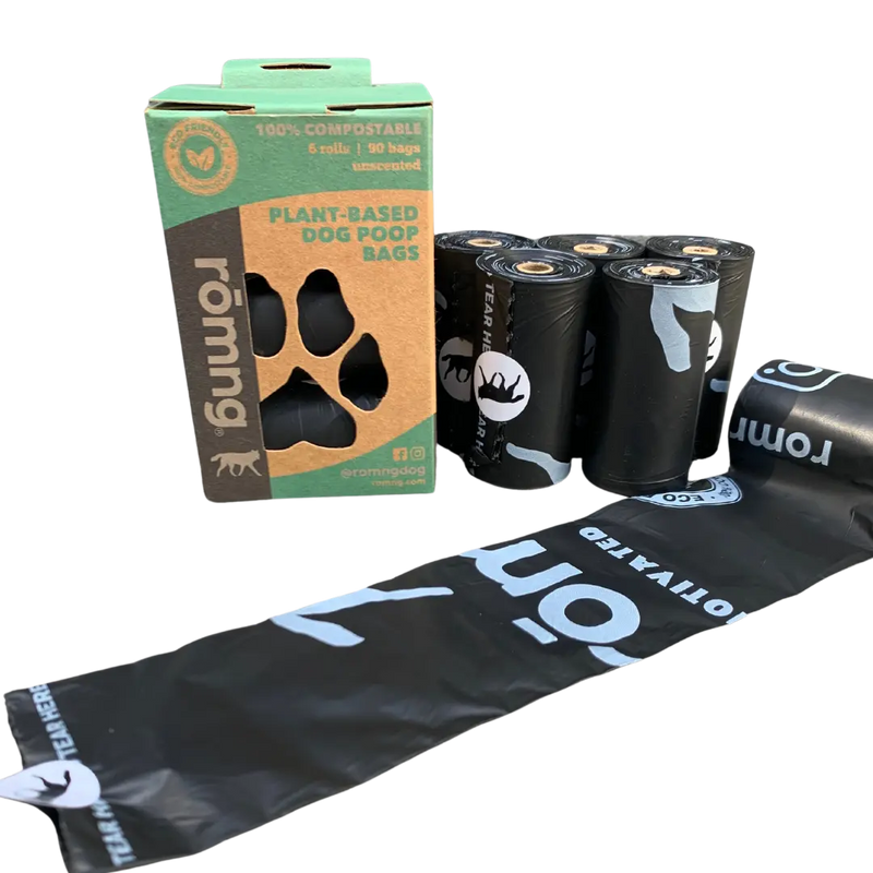 compostable plant-based dog poop bags