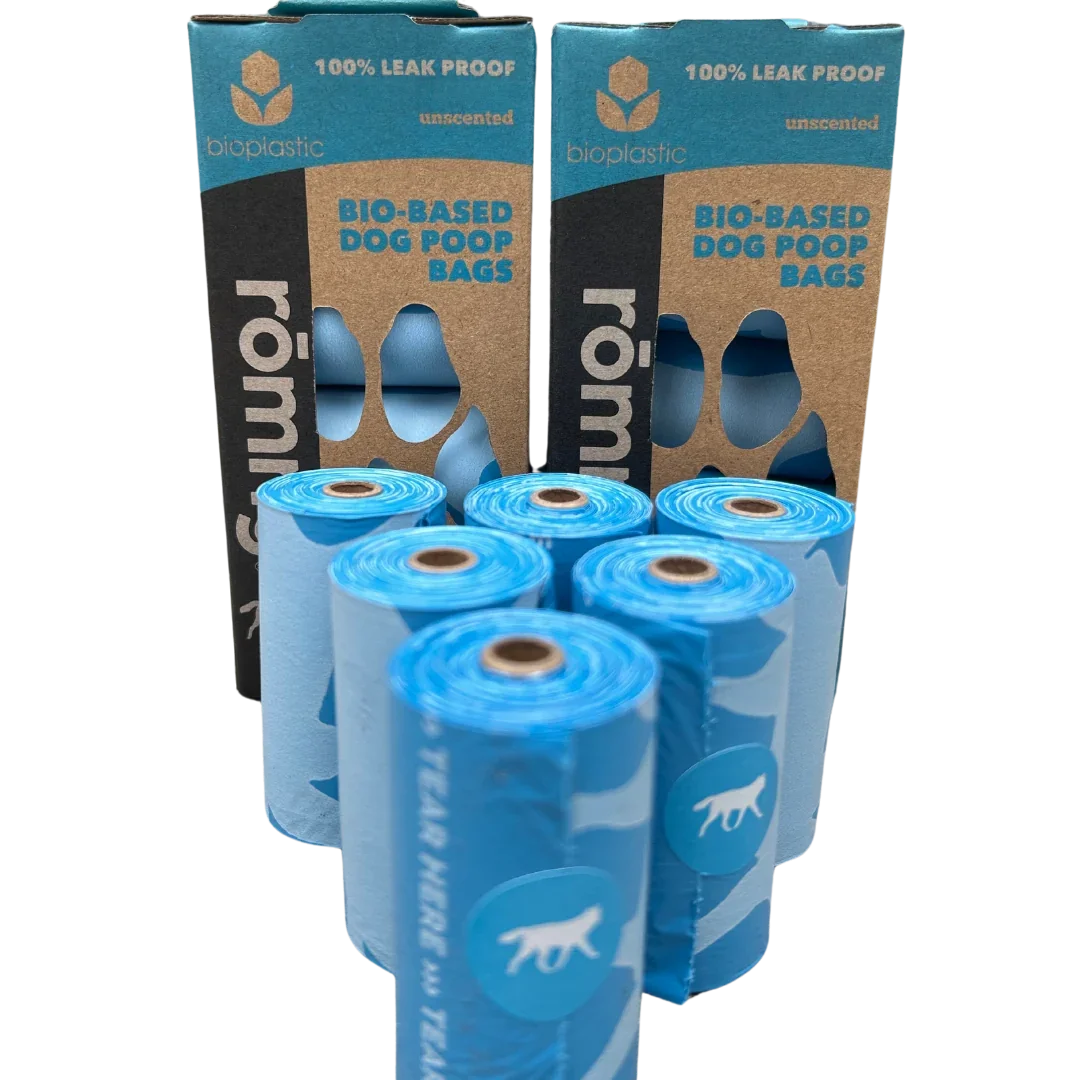bio-based dog poop bags by rōmng