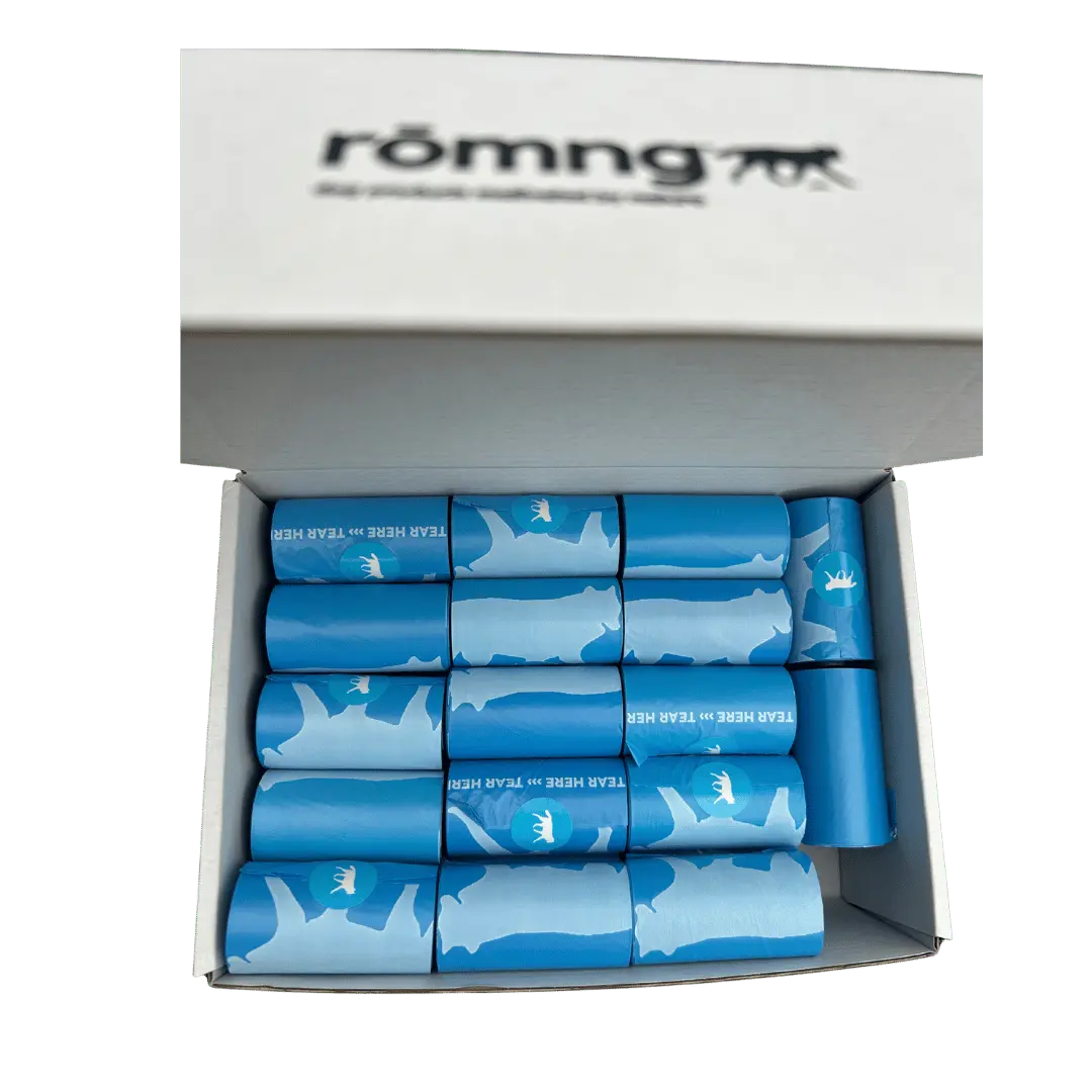 bio-based dog poop bags rōmng