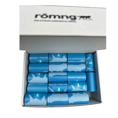 bio-based dog poop bags rōmng