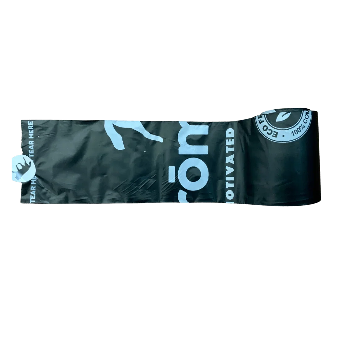 compostable plant-based dog poop bags by rōmng