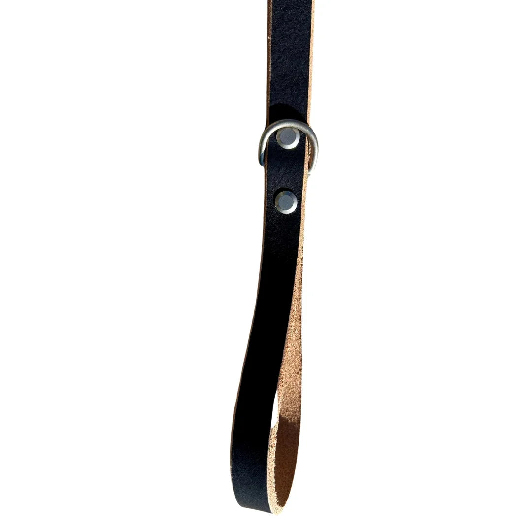 handmade leather dog leash by rōmng