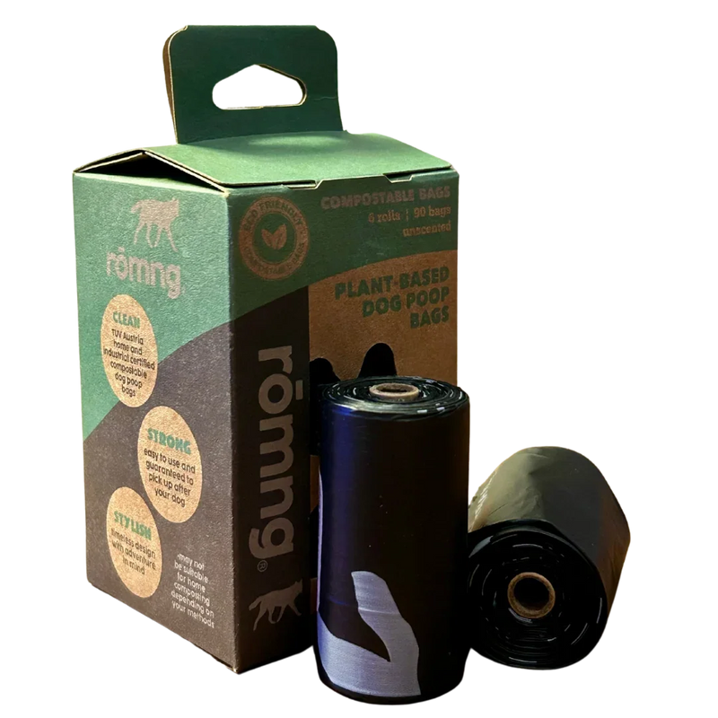 compostable plant-based dog poop bags