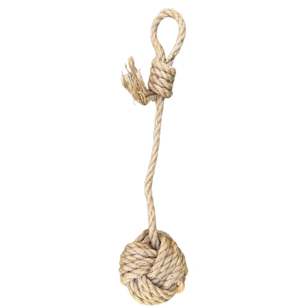 hemp rope dog tug toy rōmng