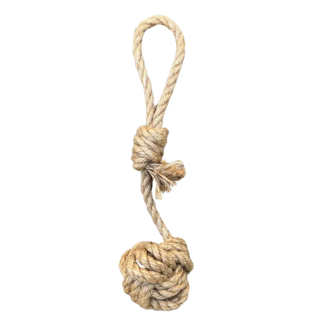 hemp rope dog tug toy rōmng