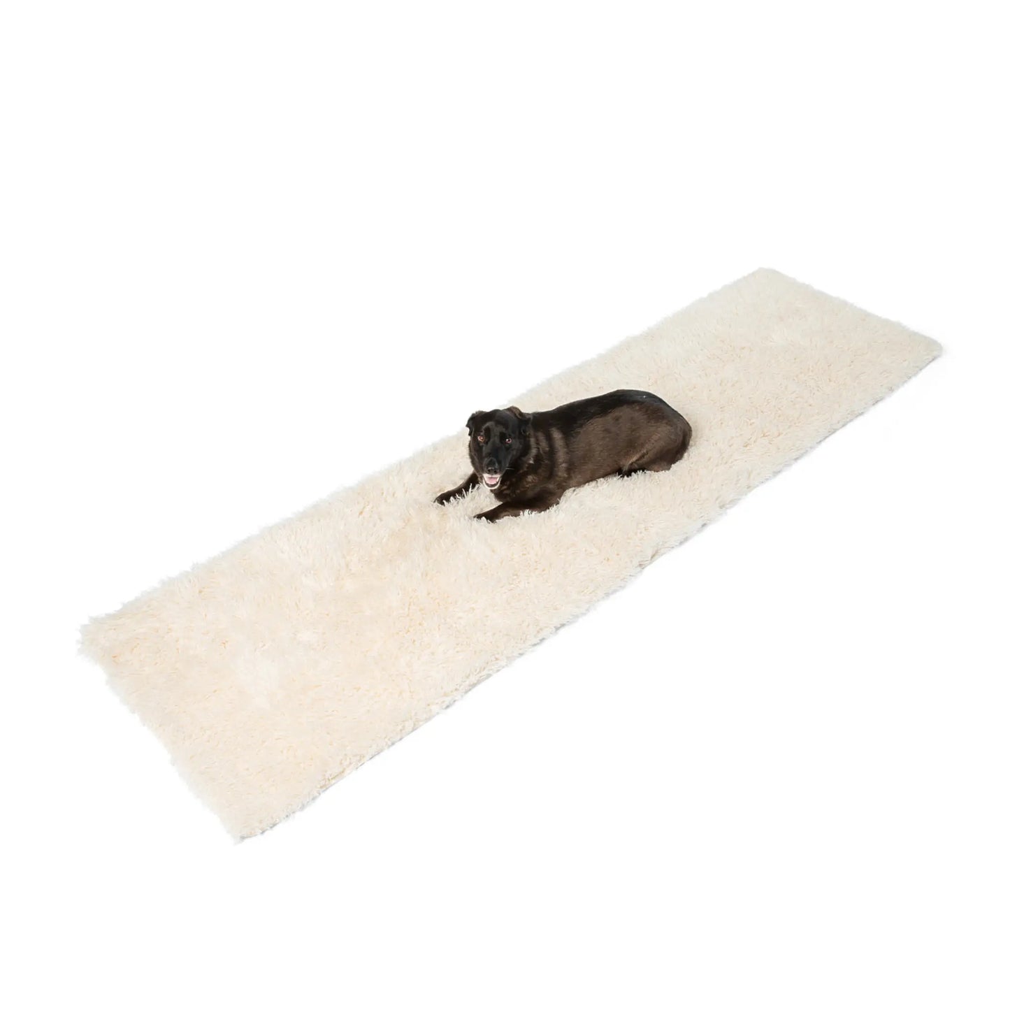 PupProtector™ Luxe Waterproof Bed Runner - Plush Sheep Ivory Paw.com