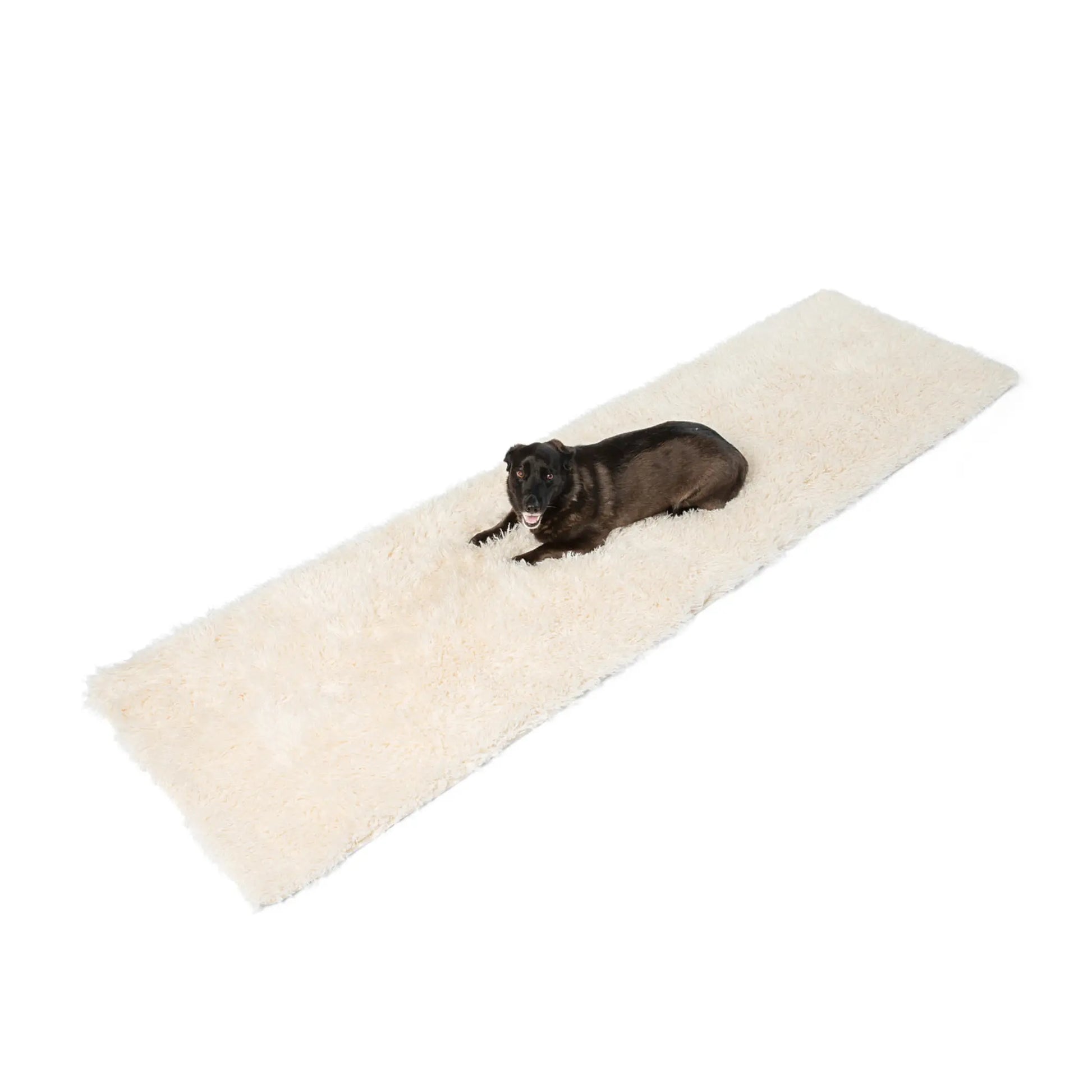 PupProtector™ Luxe Waterproof Bed Runner - Plush Sheep Ivory Paw.com