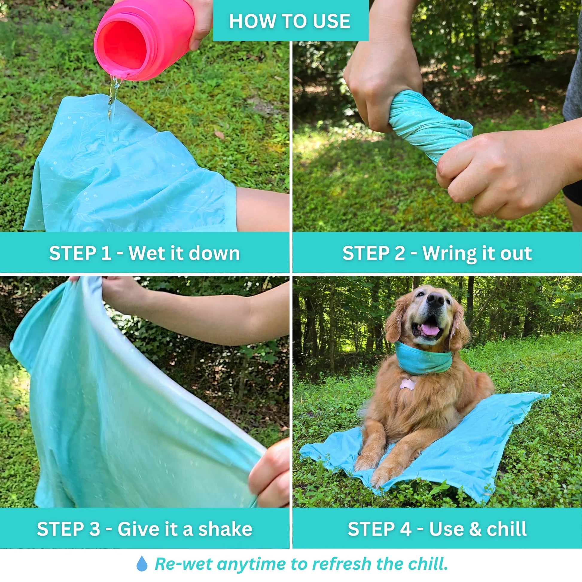 CoolingPals Dog Cooling Sheet WOOFESSENTIAL