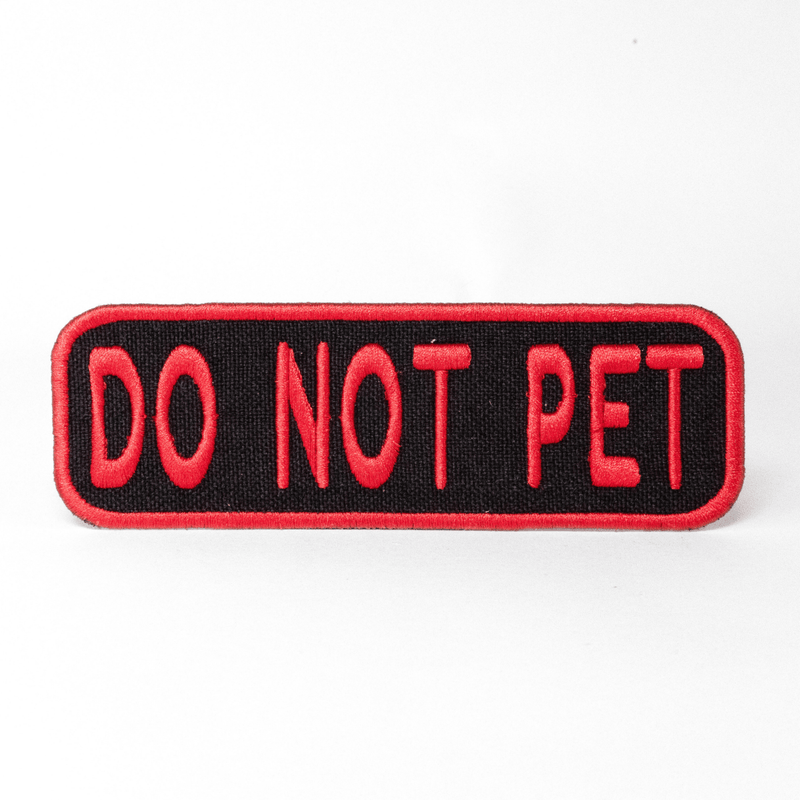 Do Not Pet 2x6 Patch