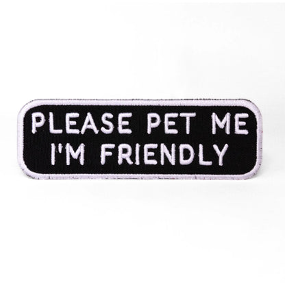 Please Pet Me Patch K9 Sport Sack