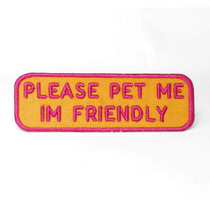 Please Pet Me Patch K9 Sport Sack